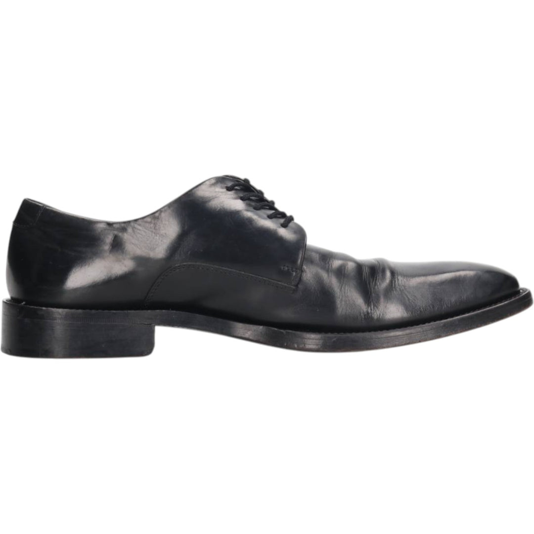 HUGO BOSS Plain Toe Shoes Made in Italy 9 Men's 27.5cm unclear black type Vintage Second Hand