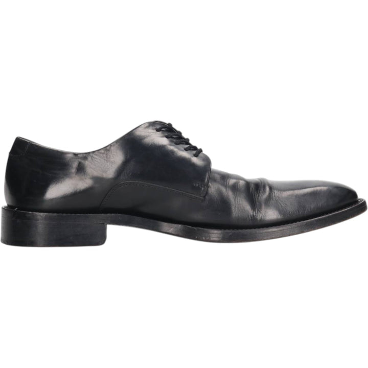HUGO BOSS Plain Toe Shoes Made in Italy 9 Men's 27.5cm unclear black type Vintage Second Hand