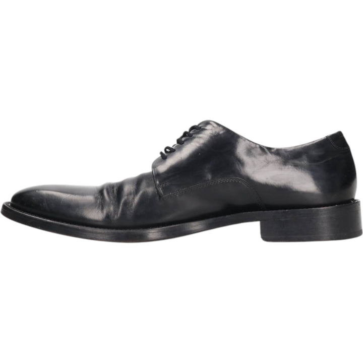 HUGO BOSS Plain Toe Shoes Made in Italy 9 Men's 27.5cm unclear black type Vintage Second Hand
