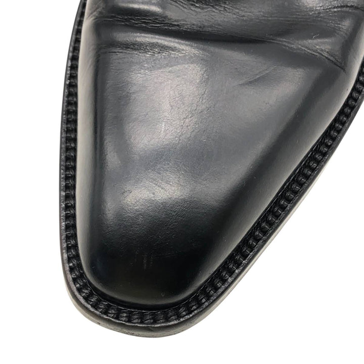 HUGO BOSS Plain Toe Shoes Made in Italy 9 Men's 27.5cm unclear black type Vintage Second Hand