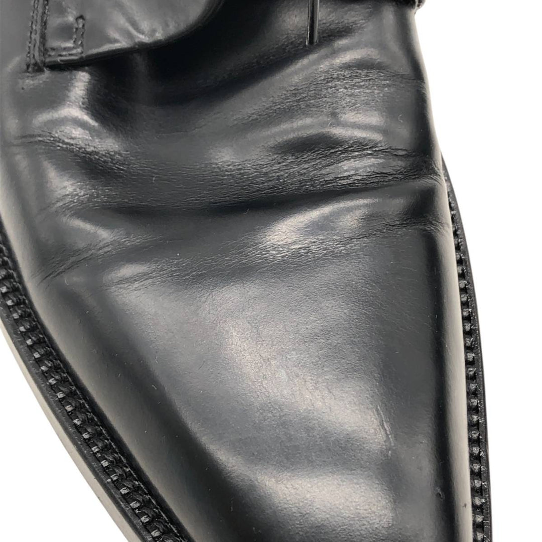 HUGO BOSS Plain Toe Shoes Made in Italy 9 Men's 27.5cm unclear black type Vintage Second Hand