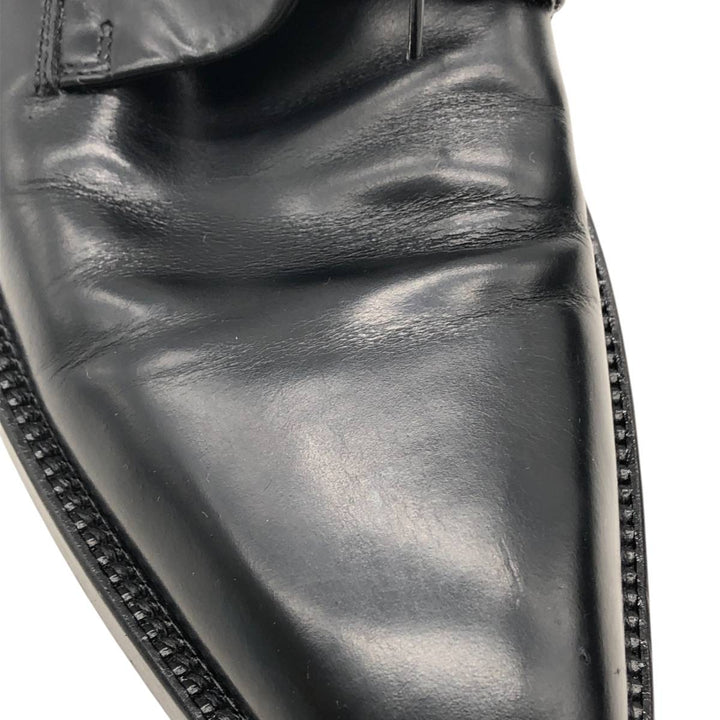 HUGO BOSS Plain Toe Shoes Made in Italy 9 Men's 27.5cm unclear black type Vintage Second Hand