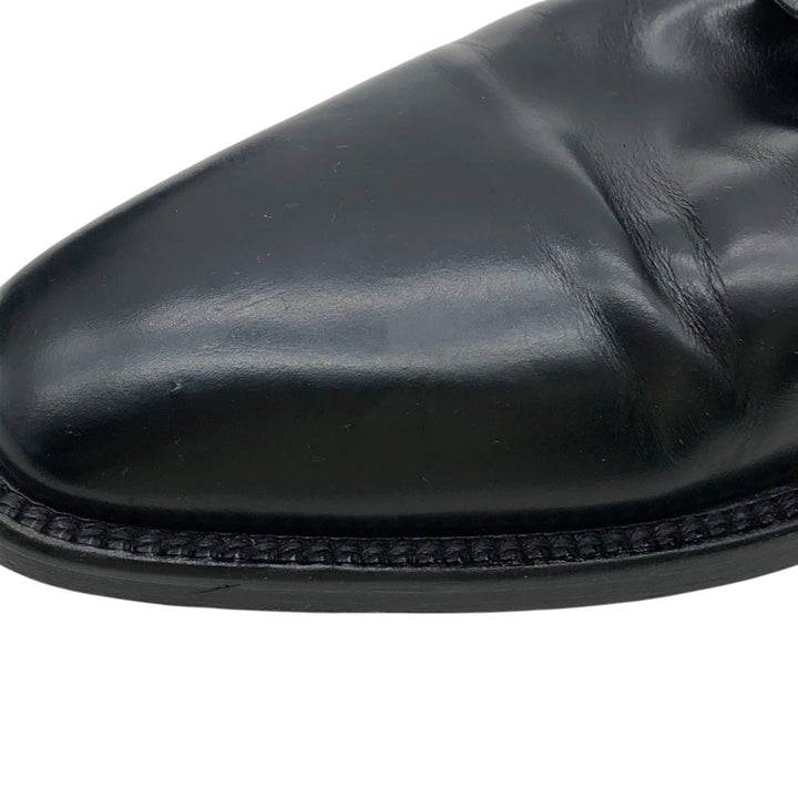 HUGO BOSS Plain Toe Shoes Made in Italy 9 Men's 27.5cm unclear black type Vintage Second Hand