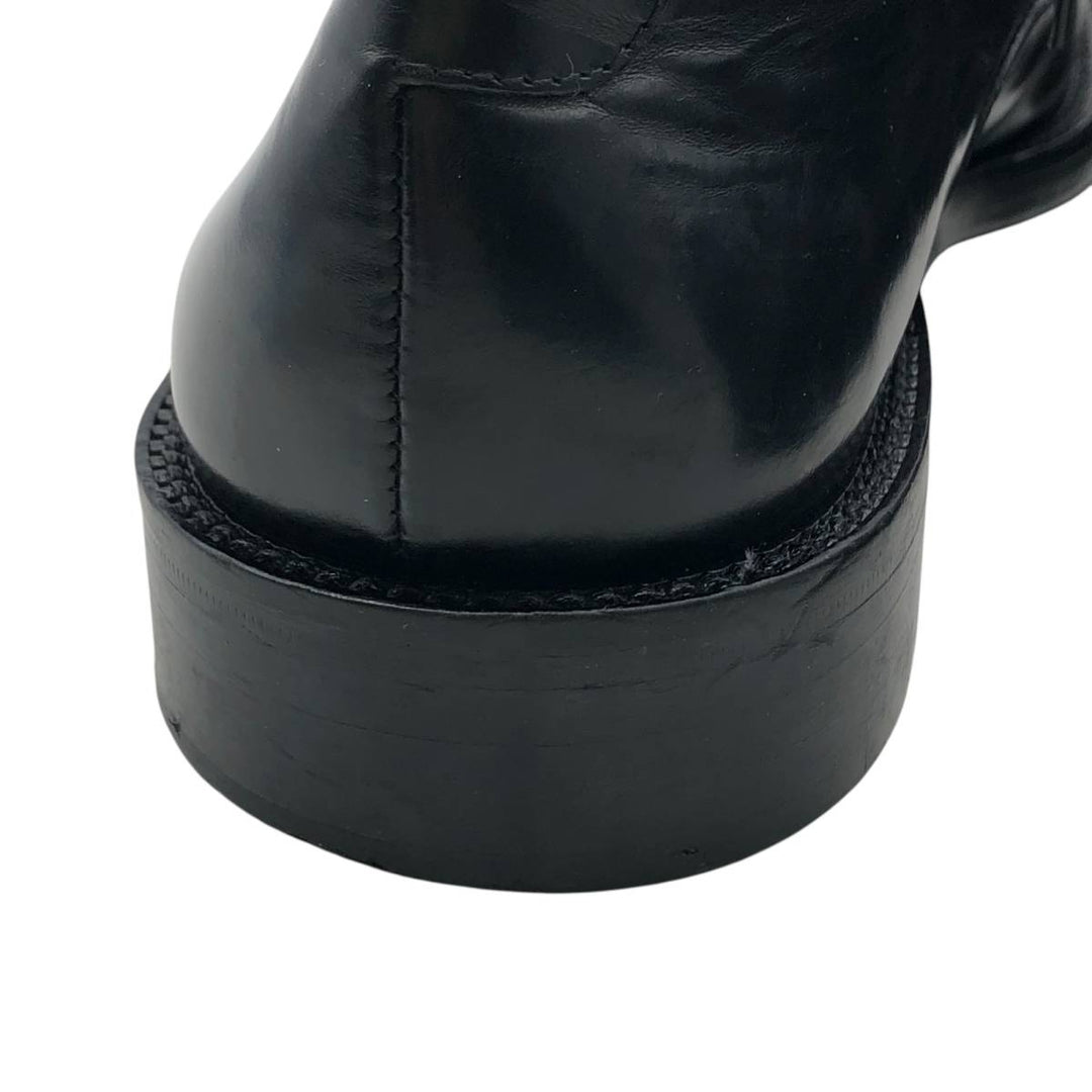 HUGO BOSS Plain Toe Shoes Made in Italy 9 Men's 27.5cm unclear black type Vintage Second Hand