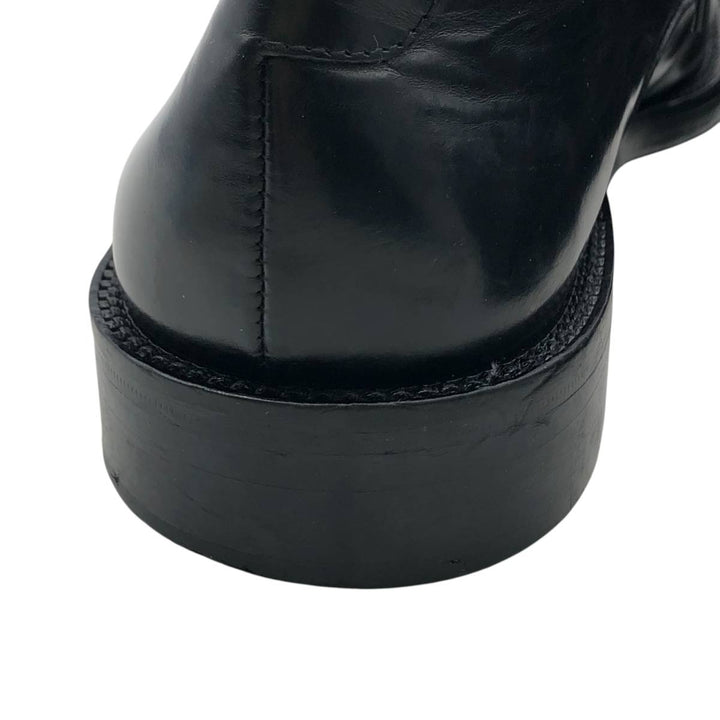 HUGO BOSS Plain Toe Shoes Made in Italy 9 Men's 27.5cm unclear black type Vintage Second Hand