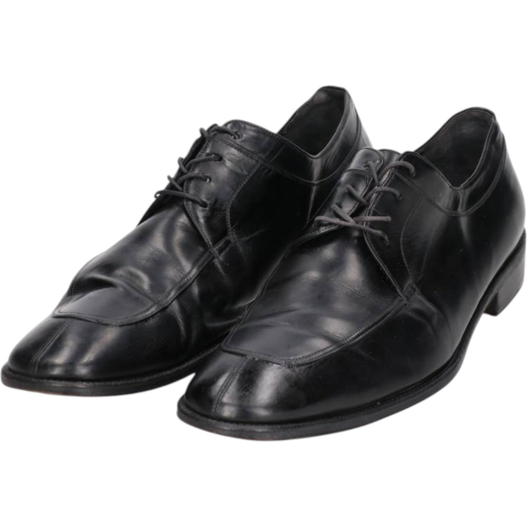Salvatore Ferragamo U-tip shoes, Made in Italy, Size 10 1/2, 2E Men's 28.5cm unclear black type Vintage Second Hand