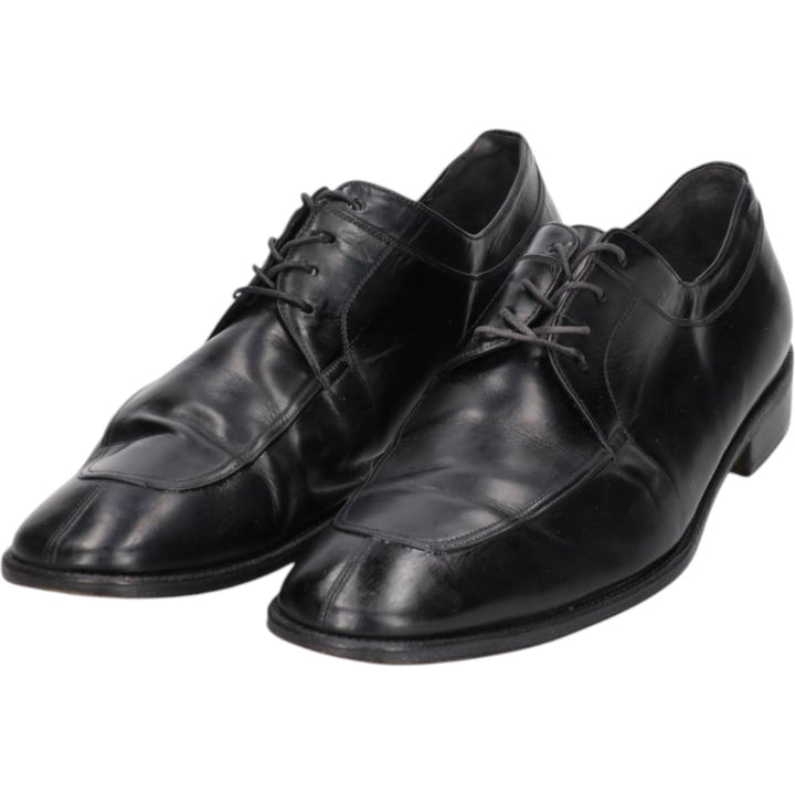 Salvatore Ferragamo U-tip shoes, Made in Italy, Size 10 1/2, 2E Men's 28.5cm unclear black type Vintage Second Hand