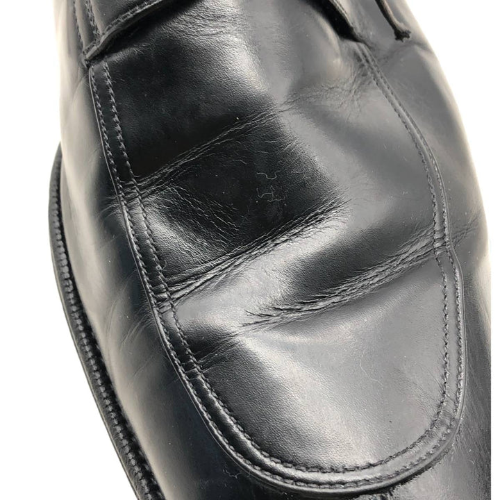 Salvatore Ferragamo U-tip shoes, Made in Italy, Size 10 1/2, 2E Men's 28.5cm unclear black type Vintage Second Hand