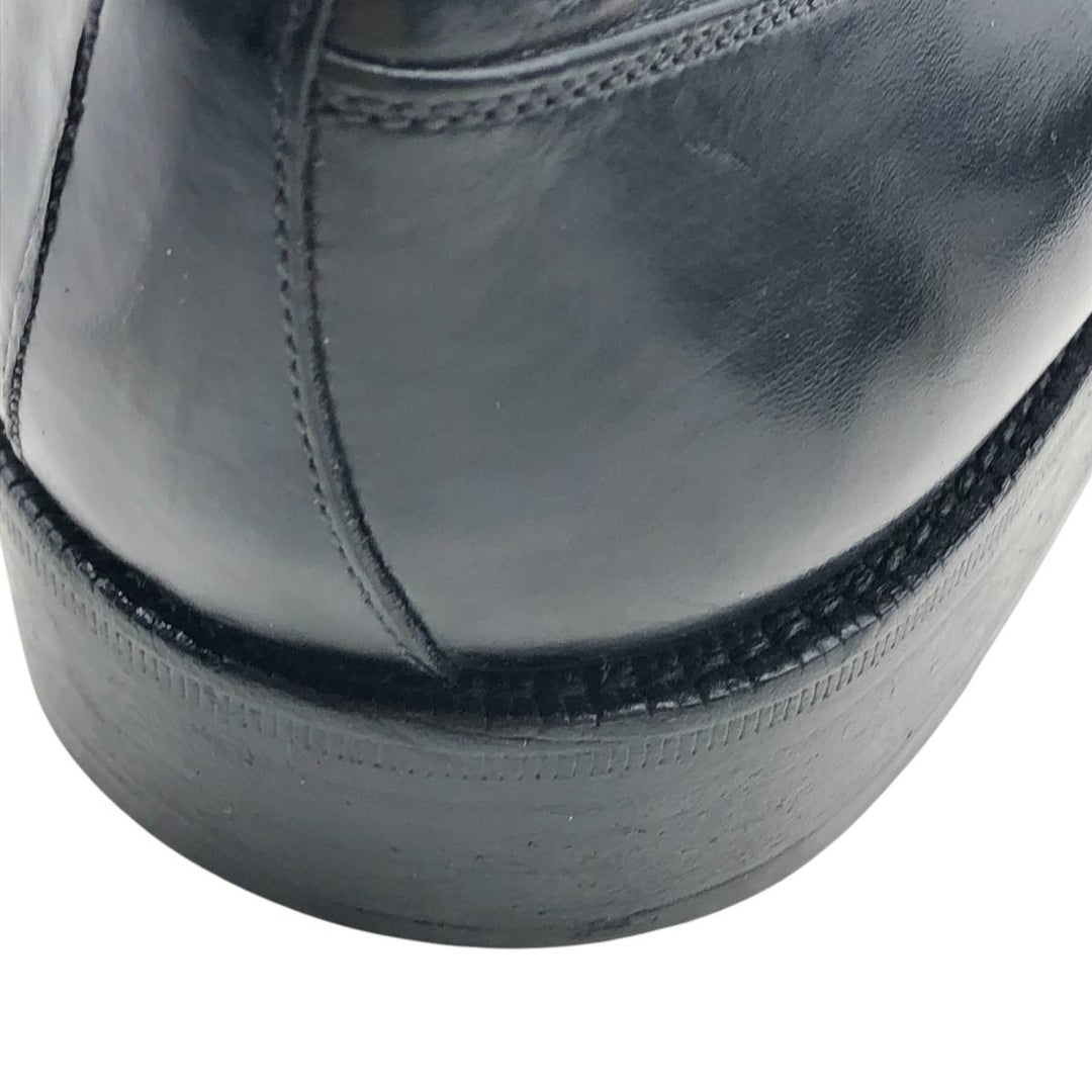 Salvatore Ferragamo U-tip shoes, Made in Italy, Size 10 1/2, 2E Men's 28.5cm unclear black type Vintage Second Hand