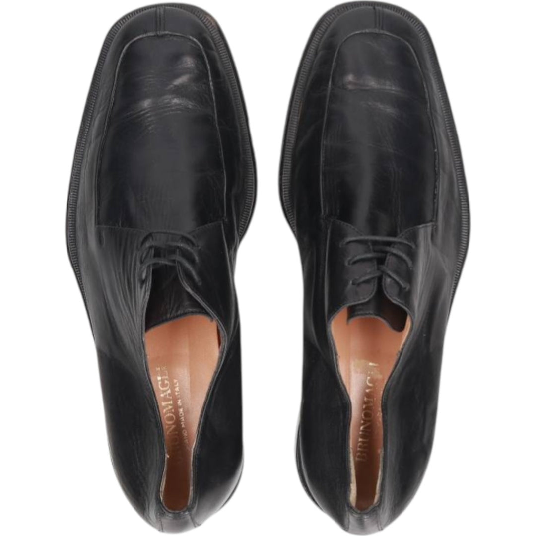 Bruno Magli U-tip shoes, Made in Italy, Size 9 1/2 M Men's 27.5cm unclear black type Vintage Second Hand