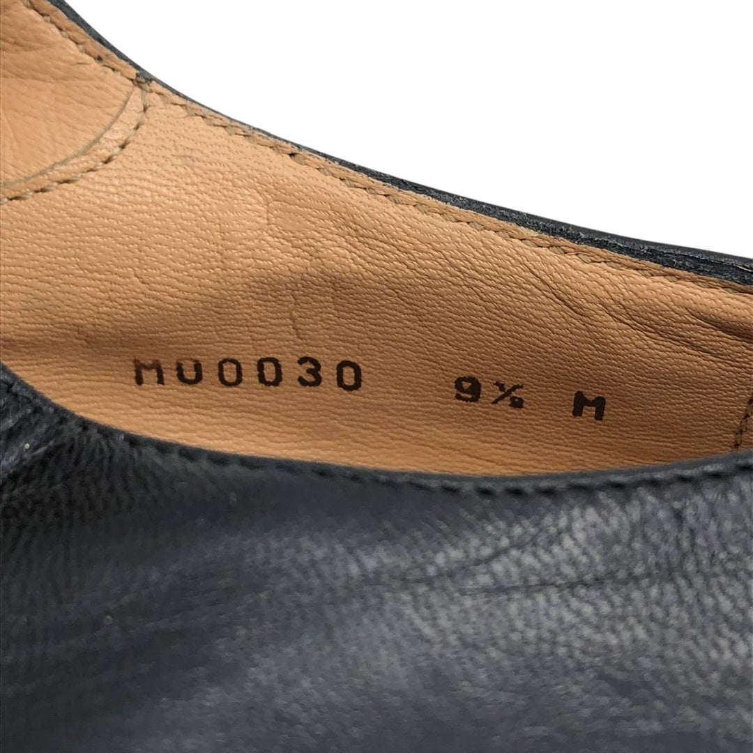 Bruno Magli U-tip shoes, Made in Italy, Size 9 1/2 M Men's 27.5cm unclear black type Vintage Second Hand