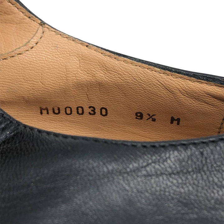 Bruno Magli U-tip shoes, Made in Italy, Size 9 1/2 M Men's 27.5cm unclear black type Vintage Second Hand
