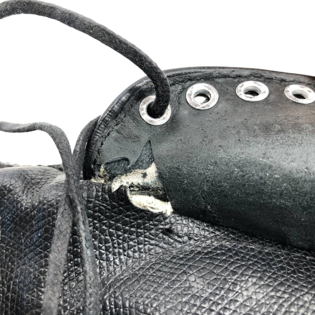 Stafford Full Brogue Wingtip Shoes Made in USA 8D Men's 26.0cm genuine leather black type Vintage Second Hand