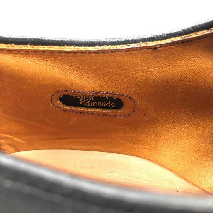 Allen Edmonds Hillcrest Swirl Mocha Leather Shoes, Size 10, Made in USA Men's 28.0cm genuine leather black type Vintage Second Hand
