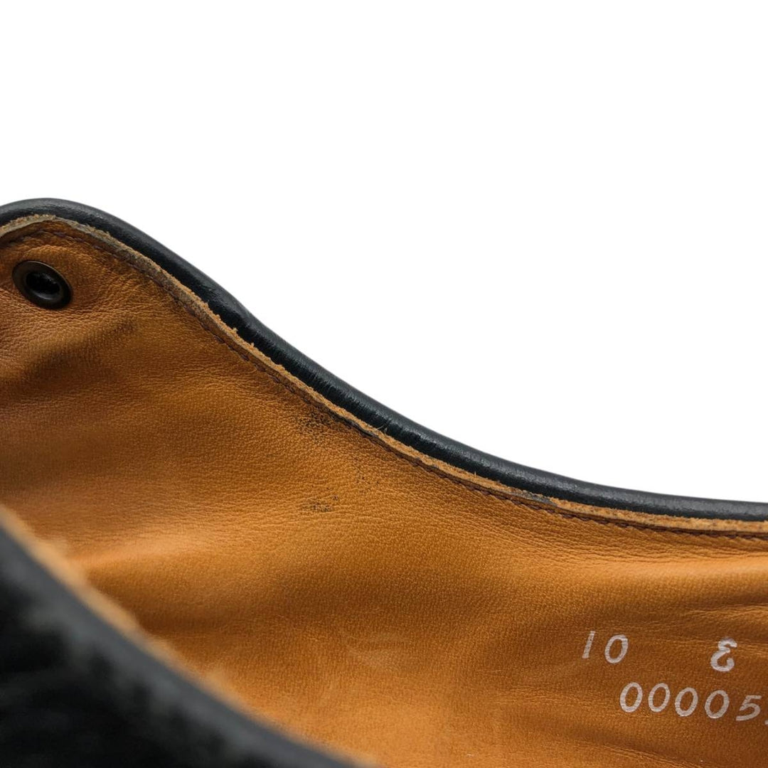 Allen Edmonds Hillcrest Swirl Mocha Leather Shoes, Size 10, Made in USA Men's 28.0cm genuine leather black type Vintage Second Hand