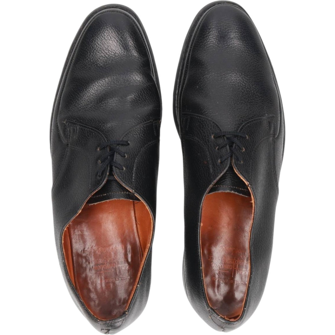 John Hampton U-Tip Shoes, Made in England, Size 9 Men's 27.5cm unclear black type Vintage Second Hand