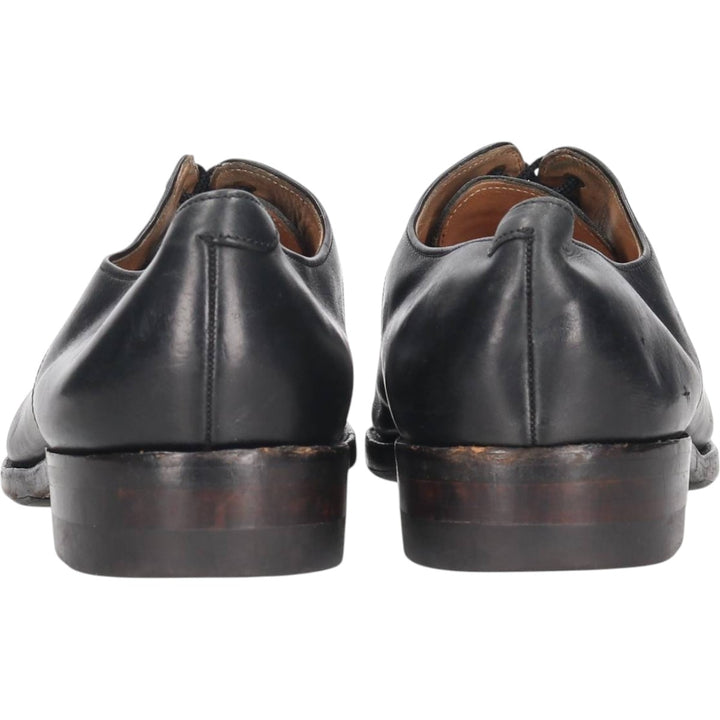 Loake U-tip shoes, made in the UK, size 7 1/2 Men's 26.0cm unclear black type Vintage Second Hand