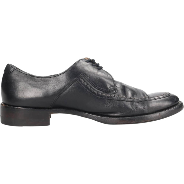 Loake U-tip shoes, made in the UK, size 7 1/2 Men's 26.0cm unclear black type Vintage Second Hand