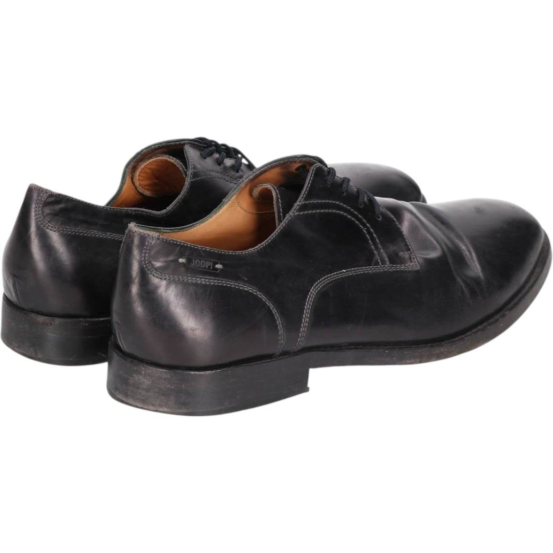 JOOP! Plain Toe Shoes, Made in Italy, Size 43 Men's 27.5cm genuine leather black type Vintage Second Hand