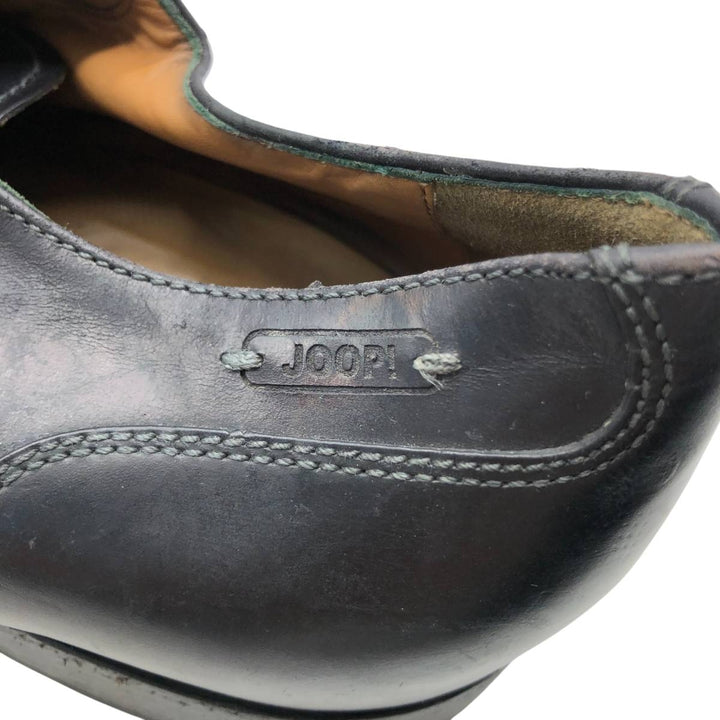 JOOP! Plain Toe Shoes, Made in Italy, Size 43 Men's 27.5cm genuine leather black type Vintage Second Hand