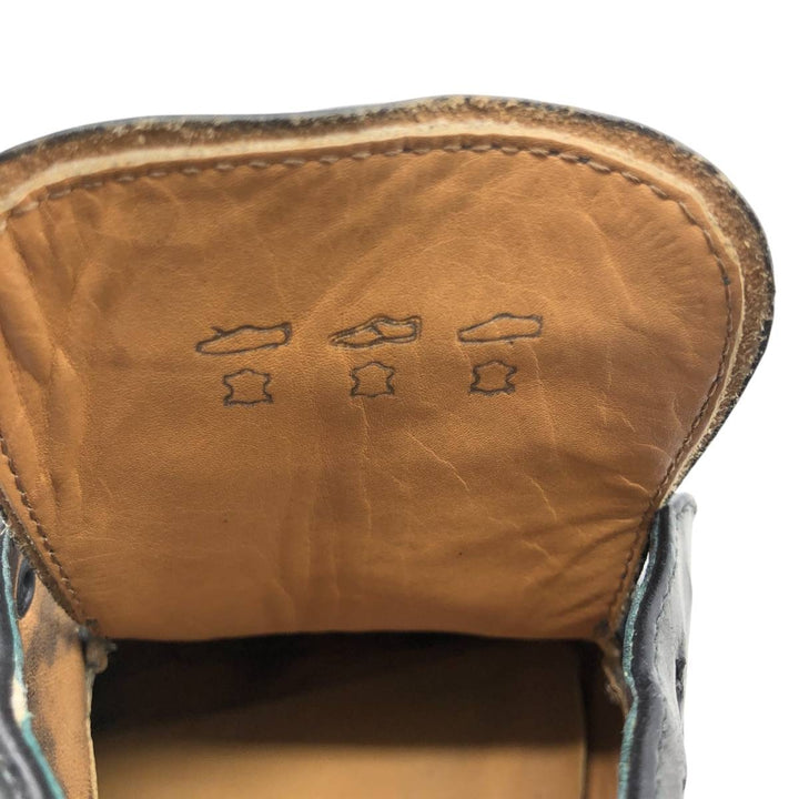 JOOP! Plain Toe Shoes, Made in Italy, Size 43 Men's 27.5cm genuine leather black type Vintage Second Hand