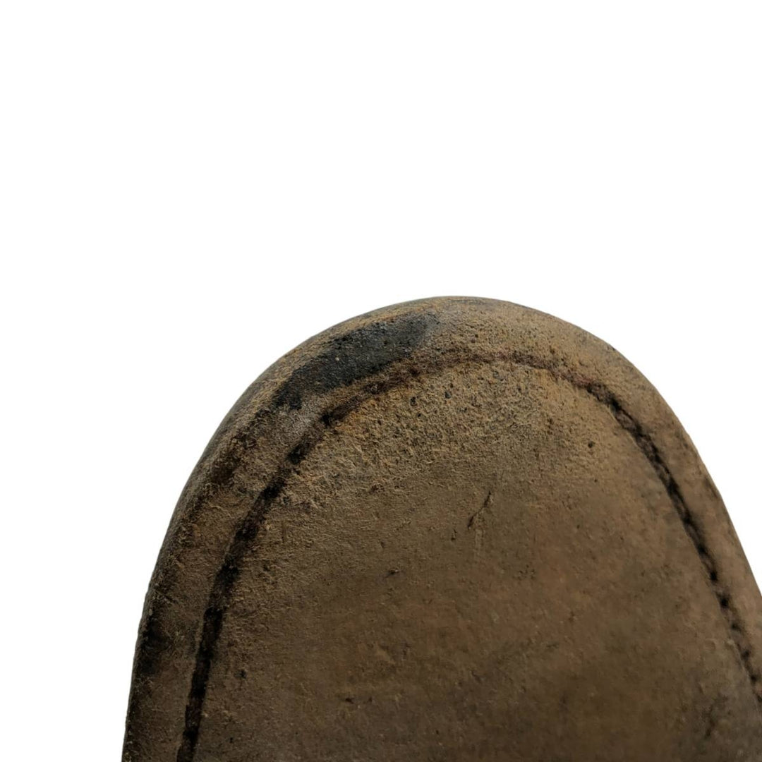Samuel Windsor suede wingtip shoes, size 9 1/2, made in England Men's 28.0cm Genuine Leather Suede brown type Vintage Second Hand
