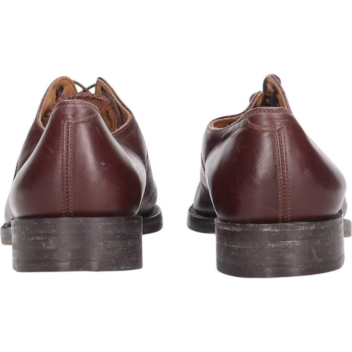 2000s~ British Army Straight Tip Service Shoes, Made in England, Size 9L Men's 27.5cm unclear red type reddish brown Vintage Second Hand