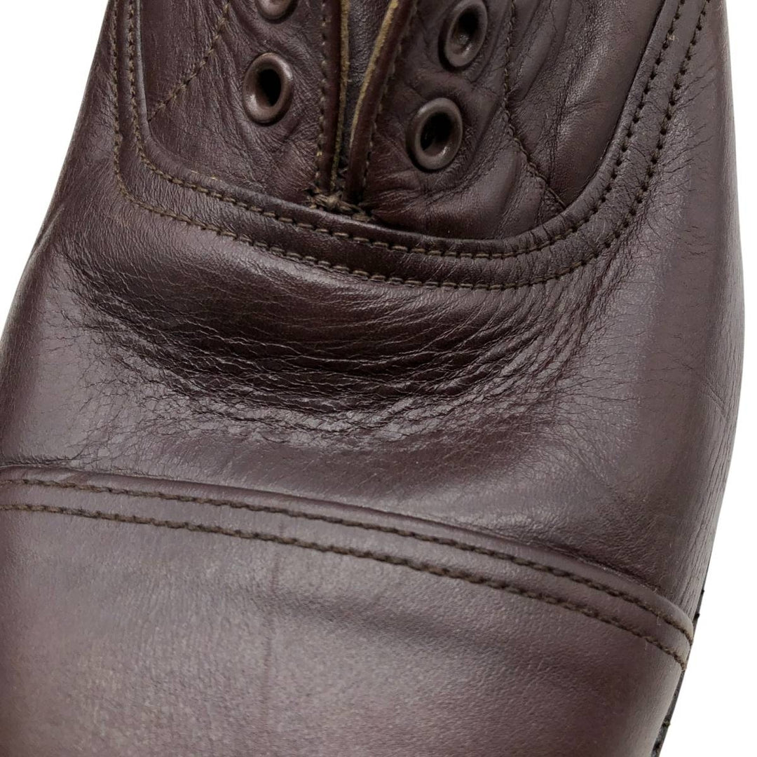 2000s~ British Army Straight Tip Service Shoes, Made in England, Size 9L Men's 27.5cm unclear red type reddish brown Vintage Second Hand