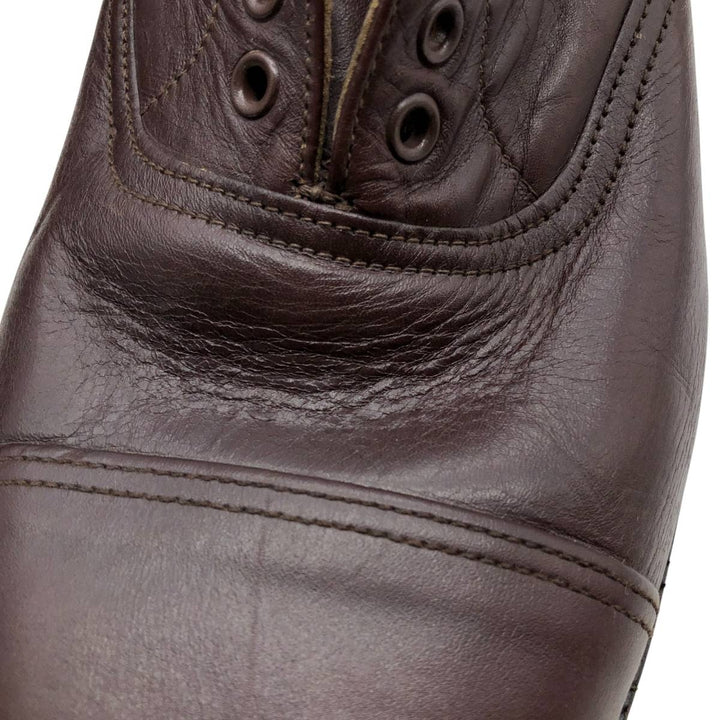 2000s~ British Army Straight Tip Service Shoes, Made in England, Size 9L Men's 27.5cm unclear red type reddish brown Vintage Second Hand