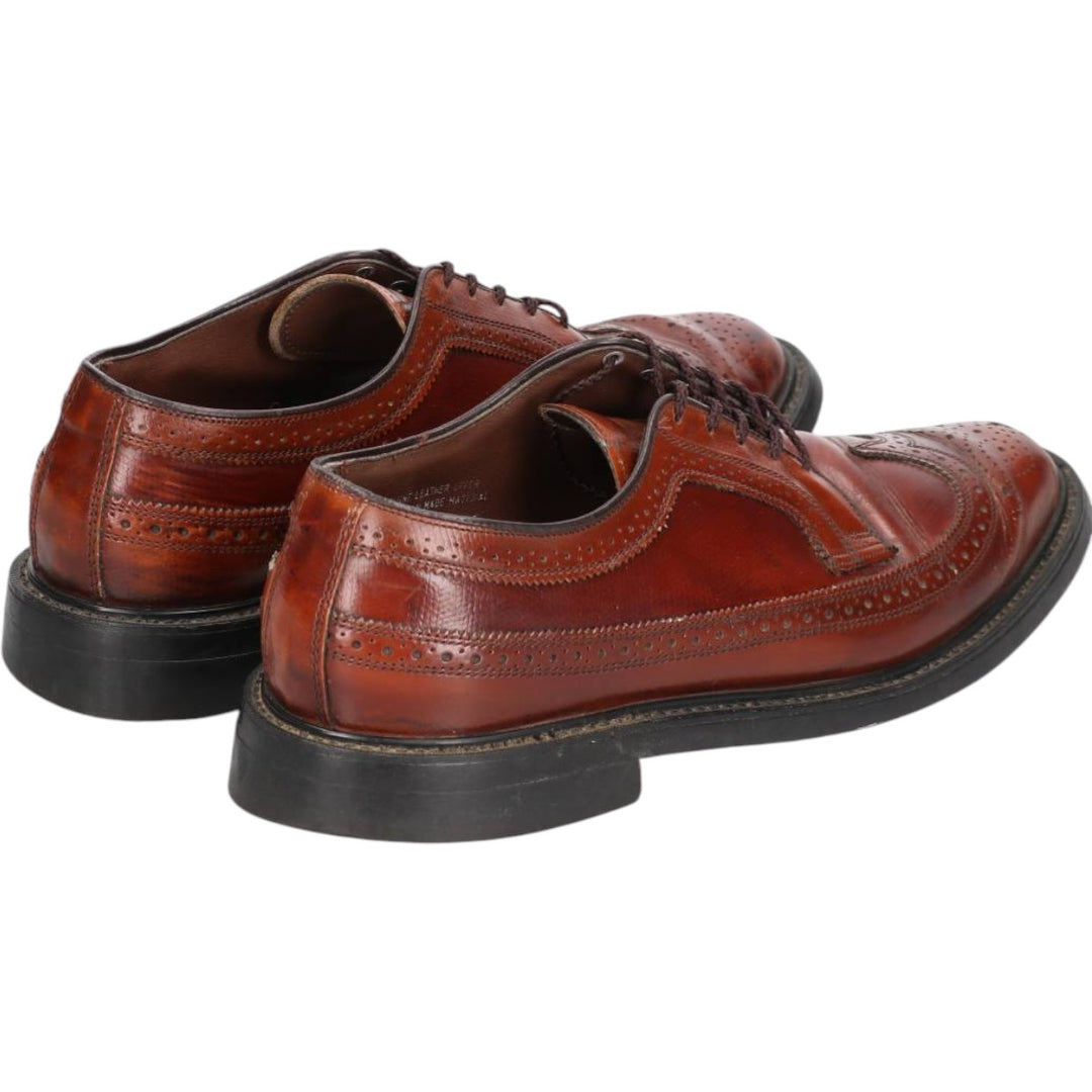 Wingtip shoes 41.5 Men's 28.0cm unclear brown type Vintage Second Hand