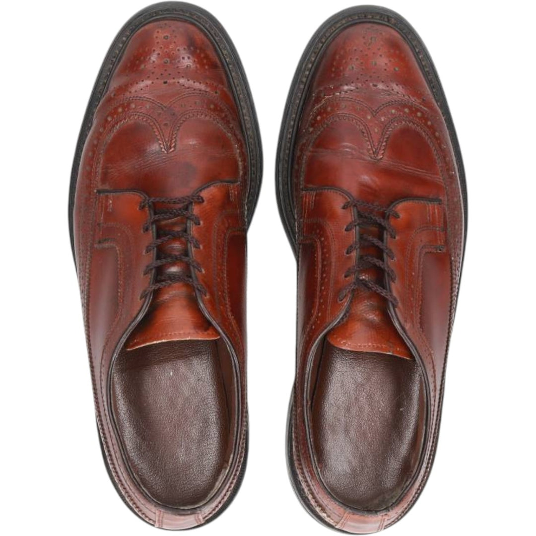 Wingtip shoes 41.5 Men's 28.0cm unclear brown type Vintage Second Hand