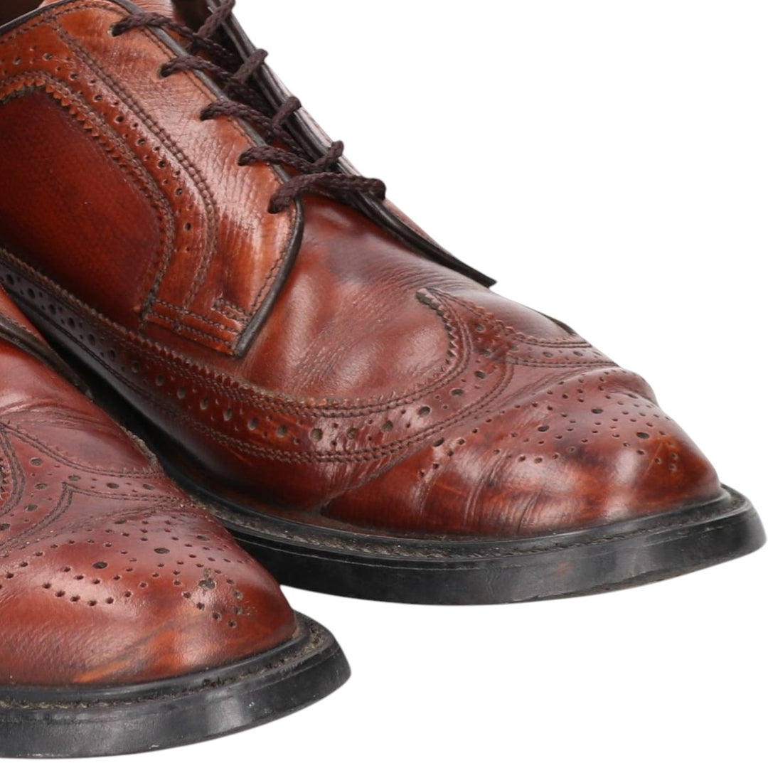Wingtip shoes 41.5 Men's 28.0cm unclear brown type Vintage Second Hand