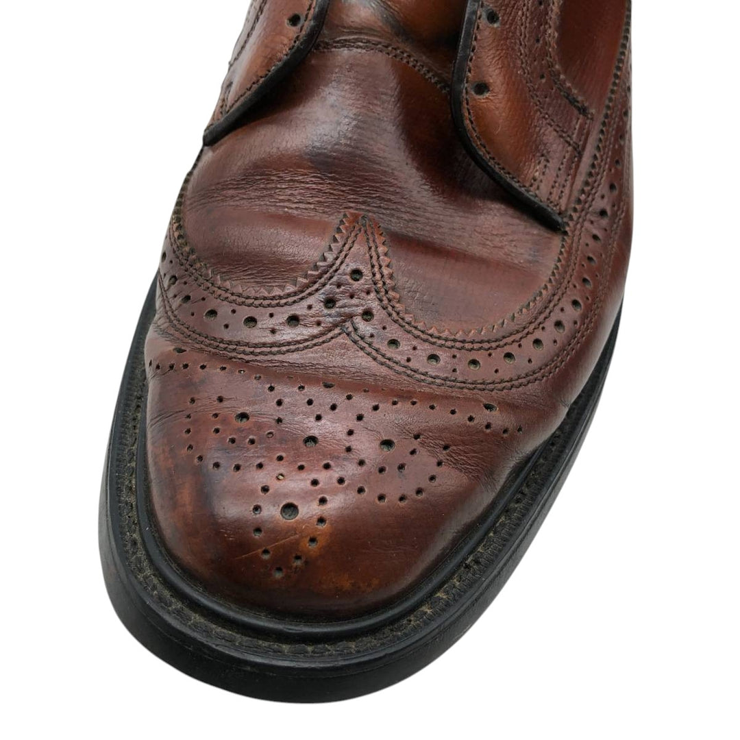 Wingtip shoes 41.5 Men's 28.0cm unclear brown type Vintage Second Hand