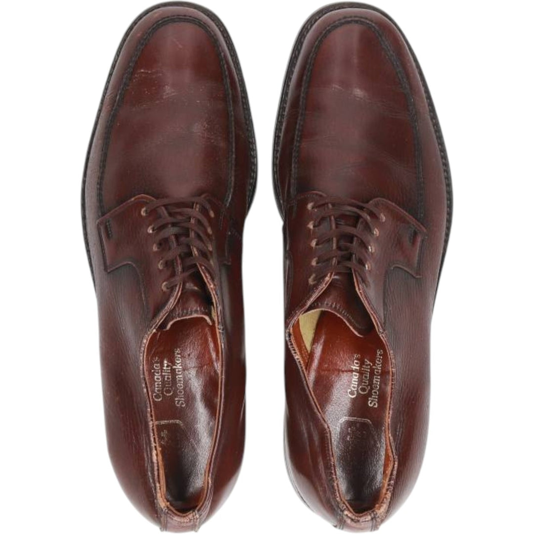U-tip shoes Men's 27.0cm genuine leather brown type Vintage Second Hand