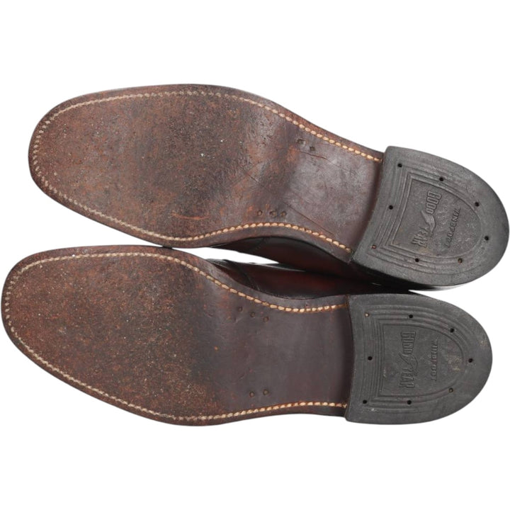 U-tip shoes Men's 27.0cm genuine leather brown type Vintage Second Hand
