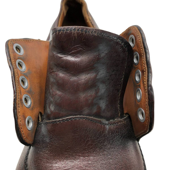 U-tip shoes Men's 27.0cm genuine leather brown type Vintage Second Hand