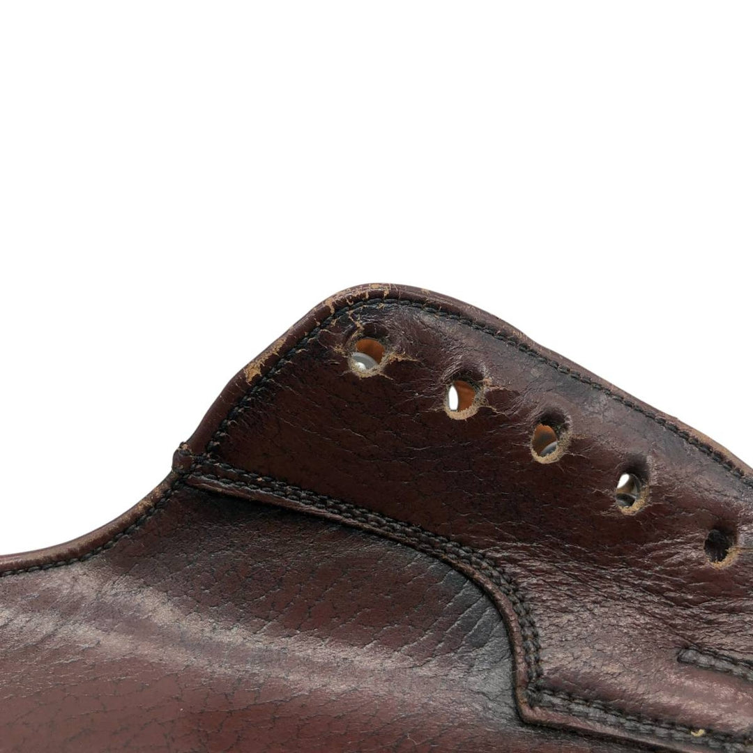U-tip shoes Men's 27.0cm genuine leather brown type Vintage Second Hand