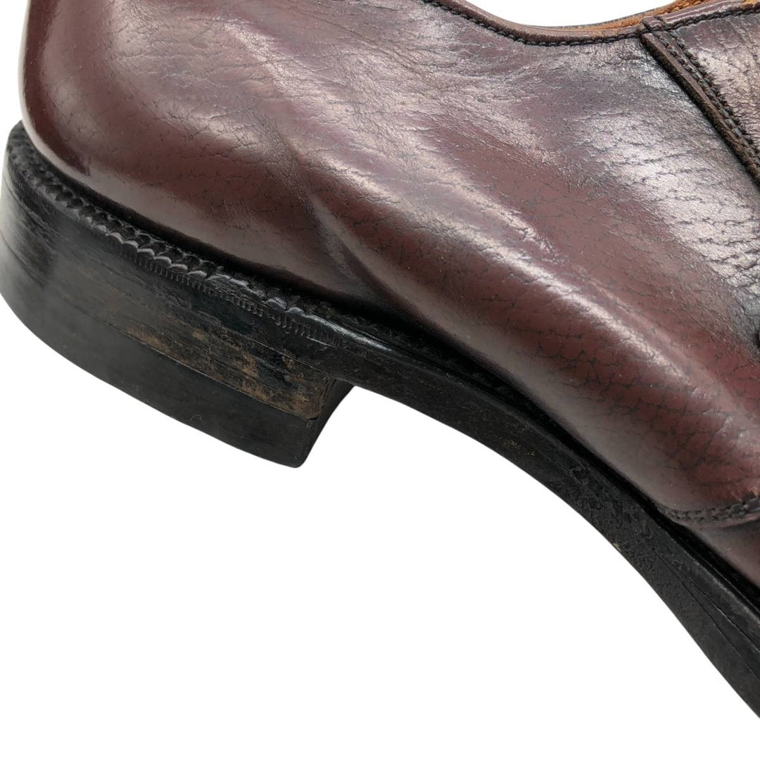 U-tip shoes Men's 27.0cm genuine leather brown type Vintage Second Hand
