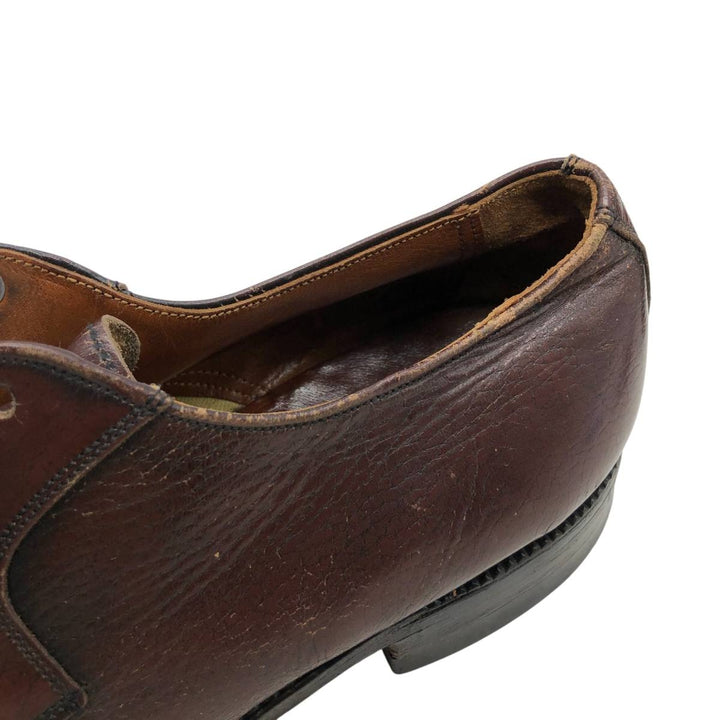 U-tip shoes Men's 27.0cm genuine leather brown type Vintage Second Hand
