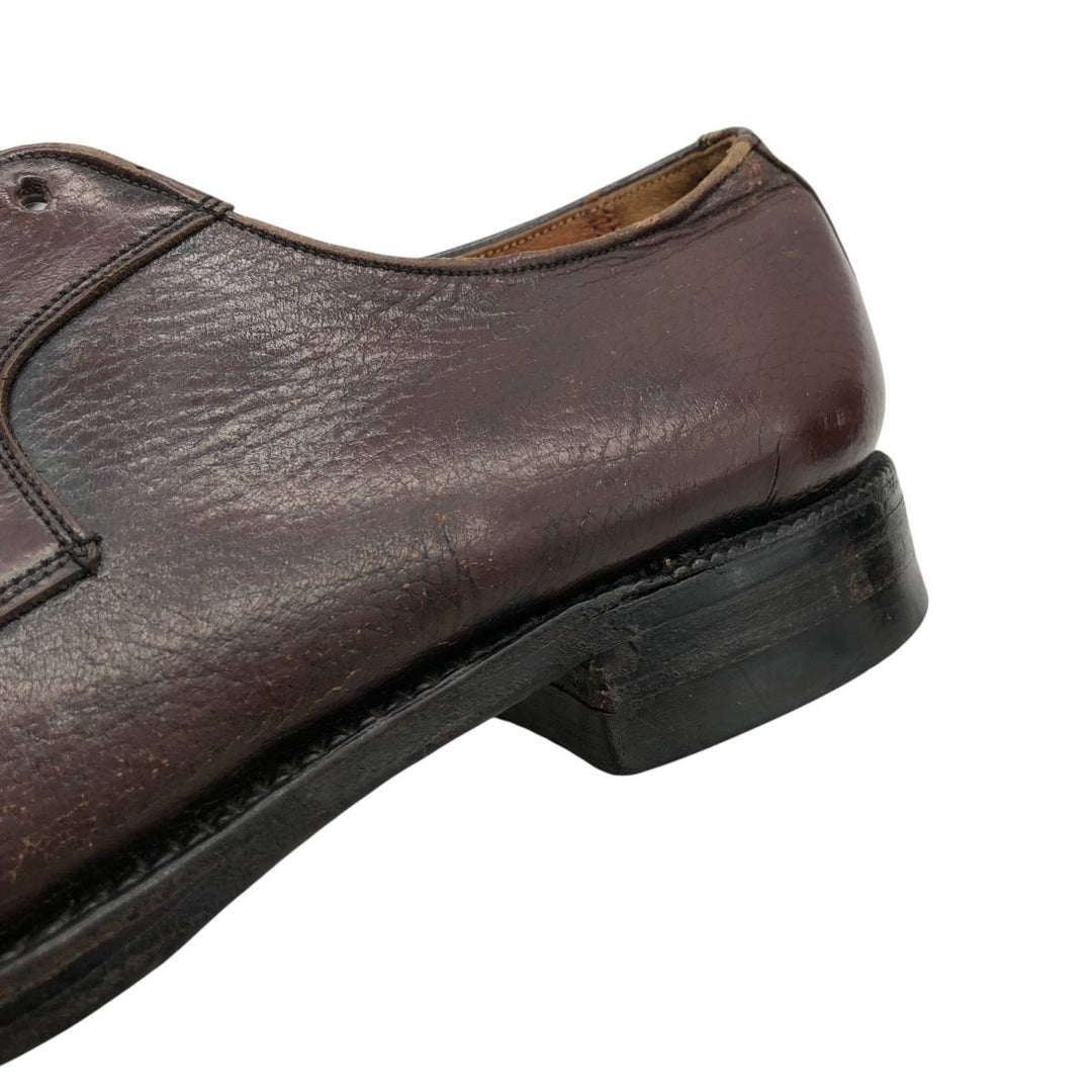 U-tip shoes Men's 27.0cm genuine leather brown type Vintage Second Hand