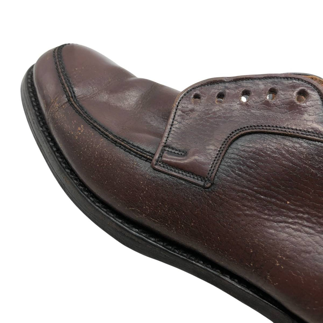U-tip shoes Men's 27.0cm genuine leather brown type Vintage Second Hand