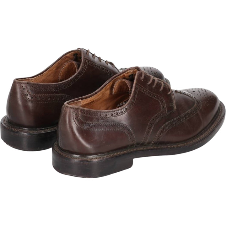 J.Crew Full Brogue Wingtip Shoes Men's 27.5cm leather burgundy type Vintage Second Hand