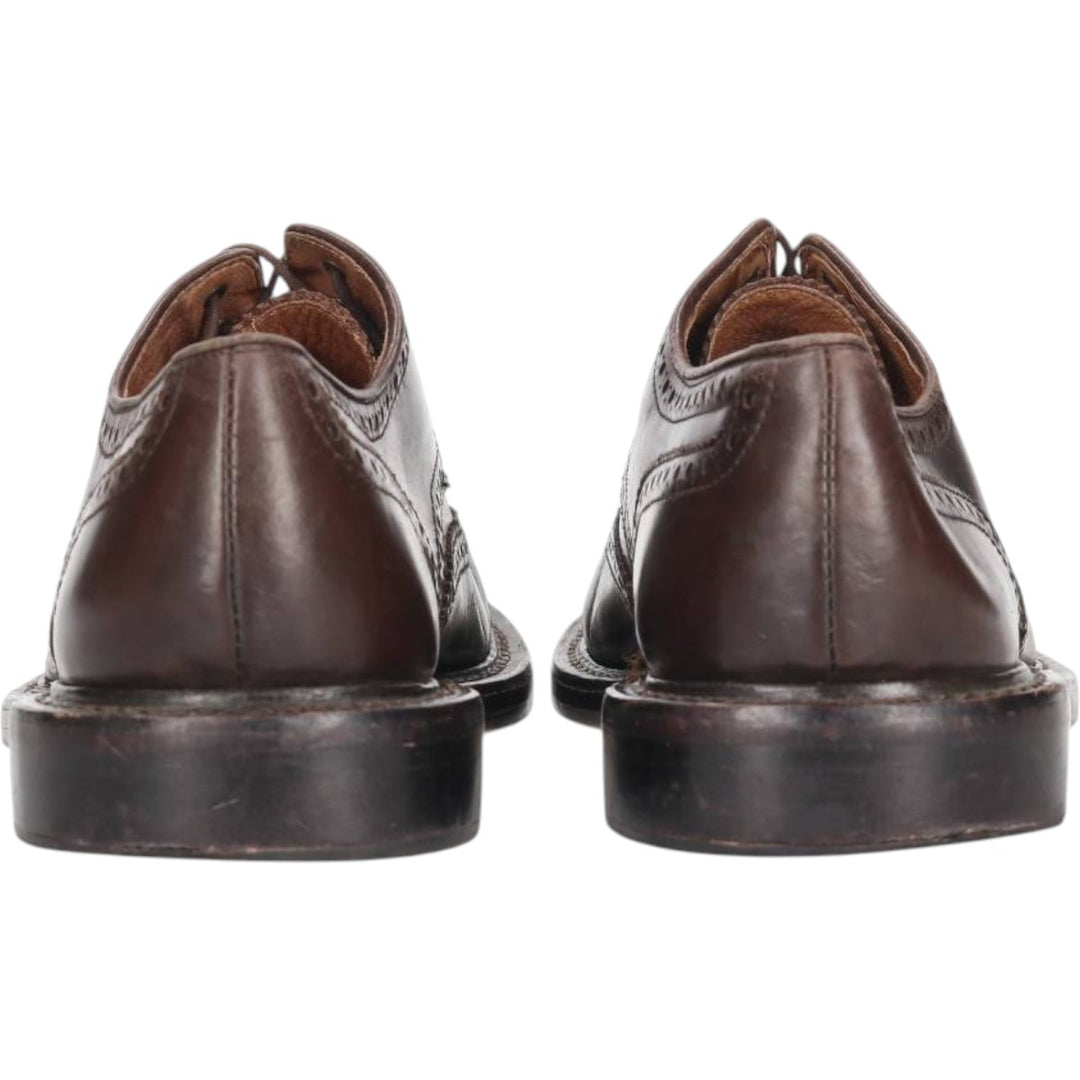 J.Crew Full Brogue Wingtip Shoes Men's 27.5cm leather burgundy type Vintage Second Hand