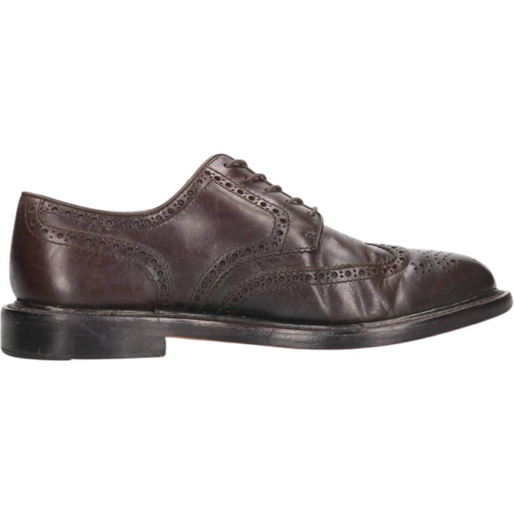 J.Crew Full Brogue Wingtip Shoes Men's 27.5cm leather burgundy type Vintage Second Hand