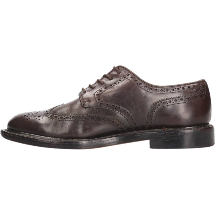 J.Crew Full Brogue Wingtip Shoes Men's 27.5cm leather burgundy type Vintage Second Hand