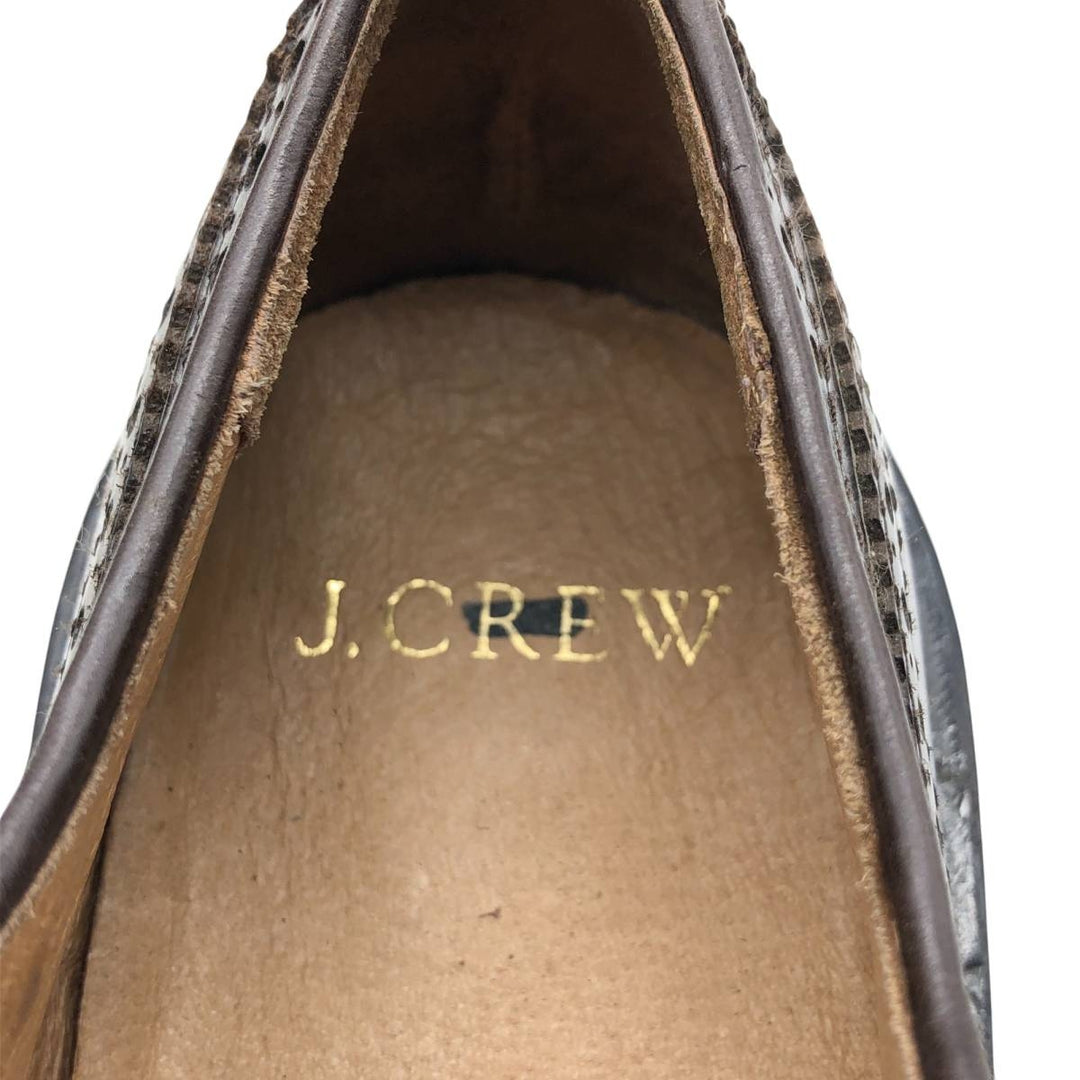 J.Crew Full Brogue Wingtip Shoes Men's 27.5cm leather burgundy type Vintage Second Hand