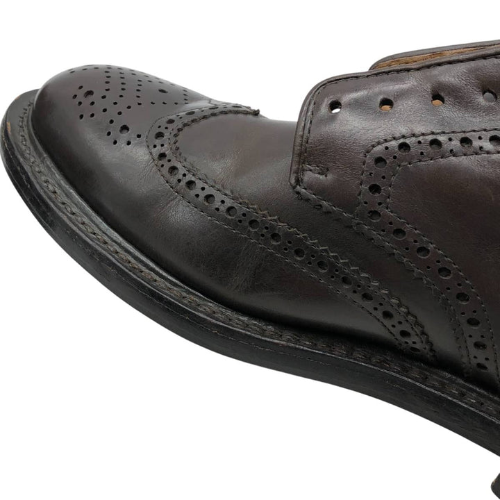 J.Crew Full Brogue Wingtip Shoes Men's 27.5cm leather burgundy type Vintage Second Hand