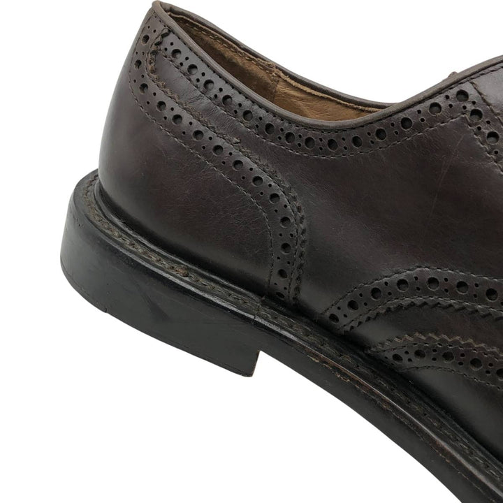 J.Crew Full Brogue Wingtip Shoes Men's 27.5cm leather burgundy type Vintage Second Hand