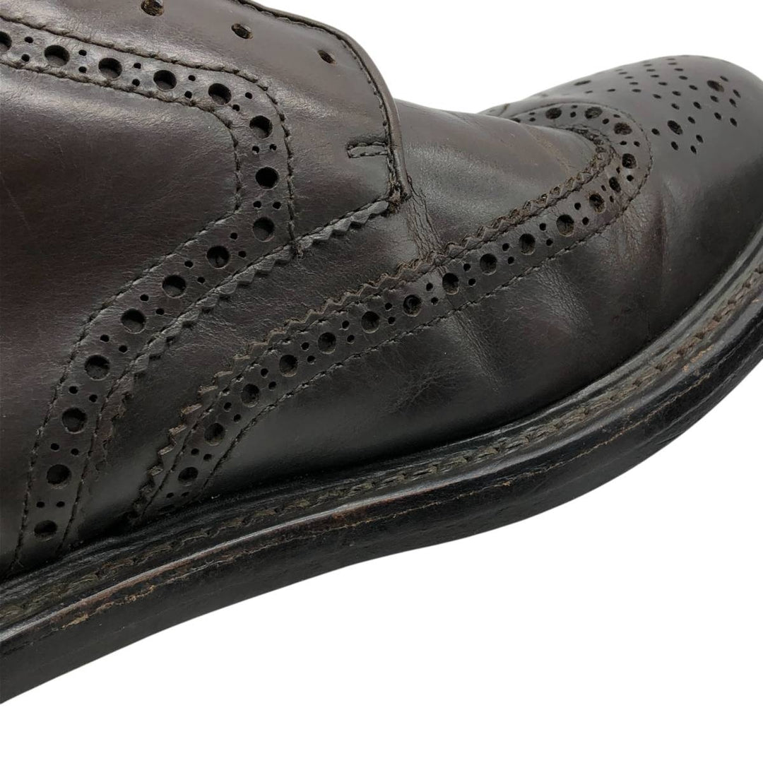 J.Crew Full Brogue Wingtip Shoes Men's 27.5cm leather burgundy type Vintage Second Hand