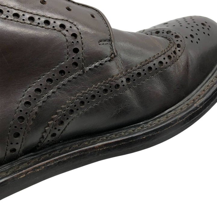 J.Crew Full Brogue Wingtip Shoes Men's 27.5cm leather burgundy type Vintage Second Hand